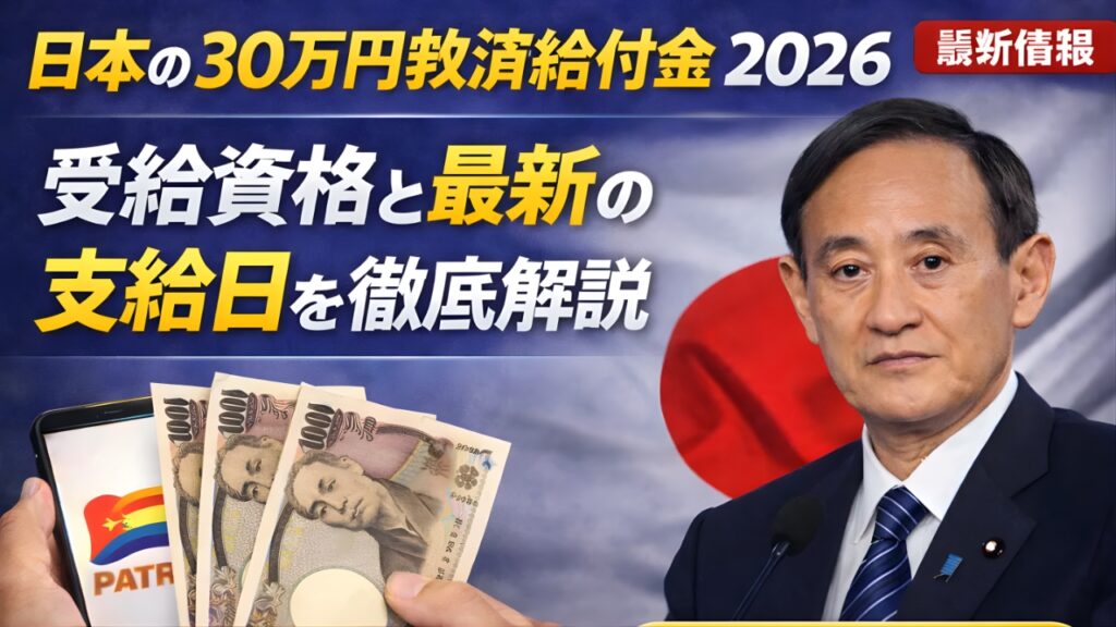 2026年30万円救済給付金｜最新の受給資格と支給開始日まとめ