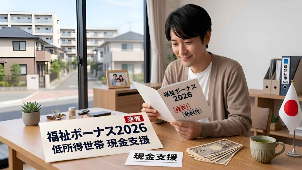 2026年日本の社会保障改革｜福祉ボーナスで現金支給へ？低所得世帯の新支援策まとめ